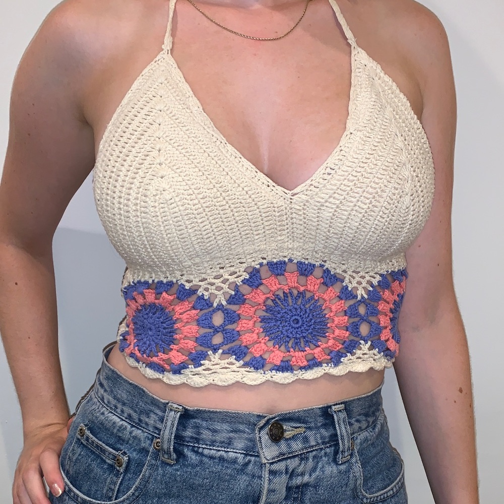 Crochet Festival Crop Top